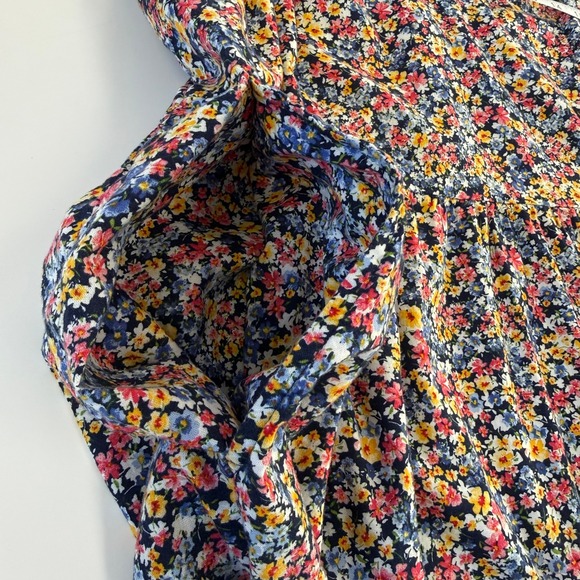 Old Navy Cami Maxi Swing Dress Blue Multi Floral Size XL Breezy Flowy Summer - Picture 10 of 12